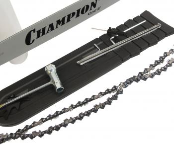 13 849 р. Бензопила 3.4 л.с. 45см (0.325721.5мм) 5.6кг CHAMPION CHAMPION 256-18  с доставкой в г. Кемерово. Увеличить фотографию 4