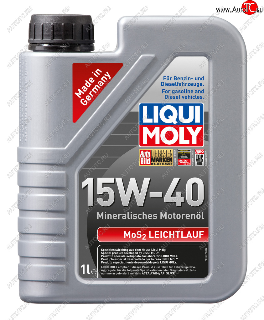 1 569 р. Масло моторное SUPER MOTOR OIL MoS2 15W40 мин.1л LIQUI MOLY LIQUI MOLY 2570  с доставкой в г. Кемерово