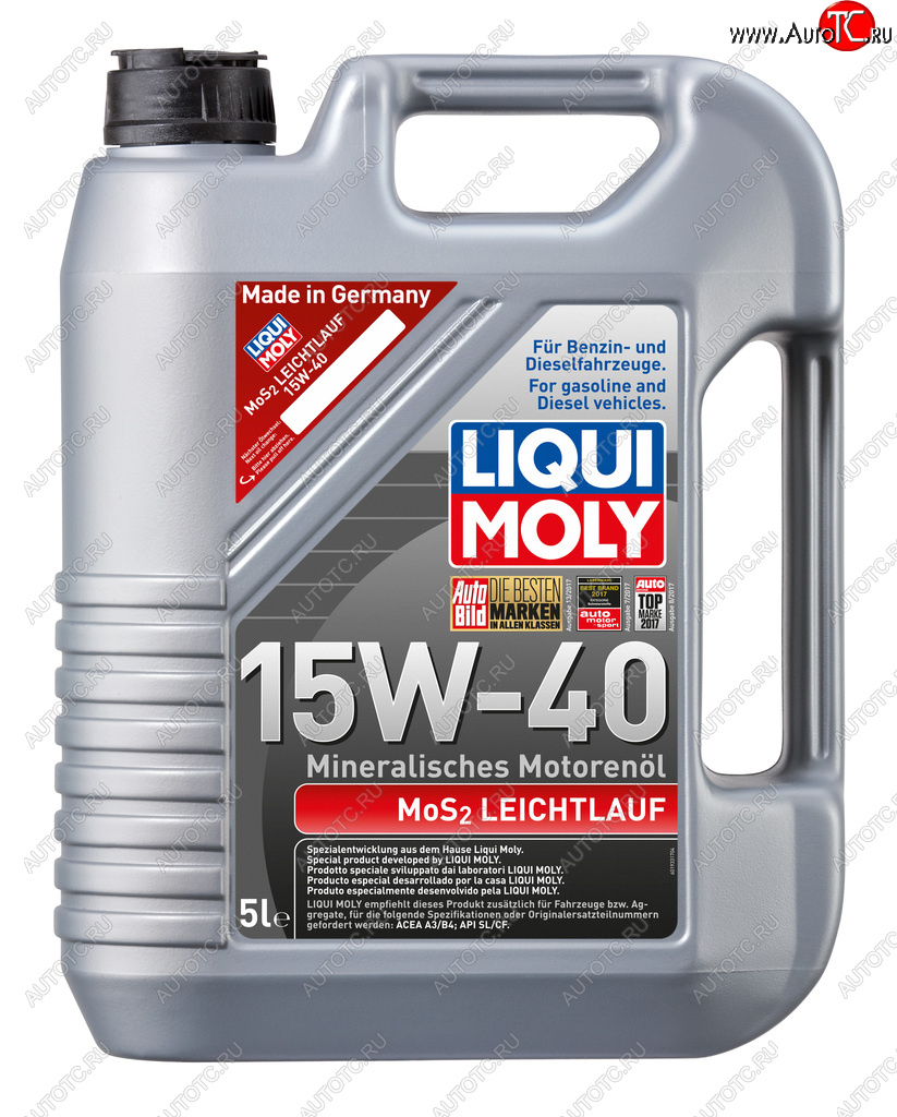 5 999 р. Масло моторное SUPER MOTOR OIL MoS2 15W40 мин.5л LIQUI MOLY LIQUI MOLY 2571 LIQUI MOLY 2571  с доставкой в г. Кемерово