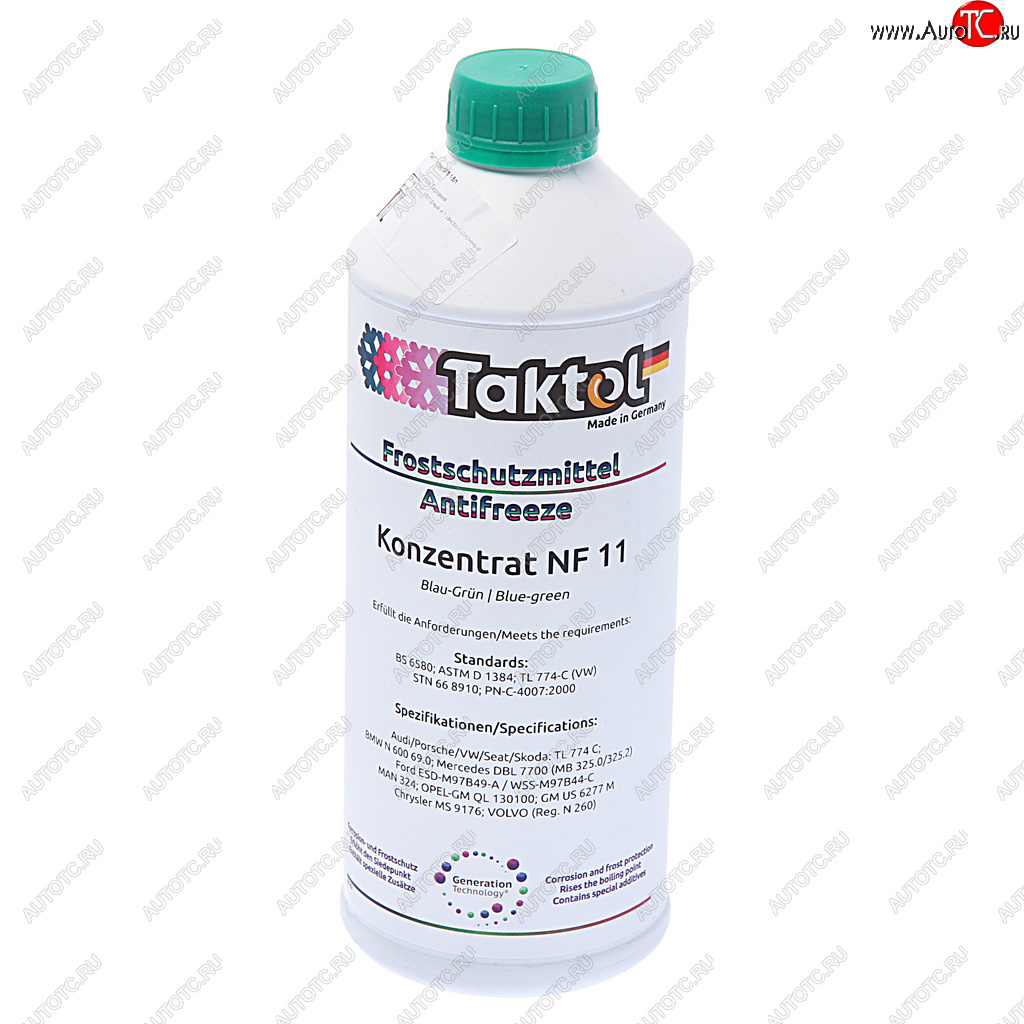 1 089 р. Антифриз сине-зеленый концентрат 1.5л NF11 TAKTOL TAKTOL 26008 TAKTOL 26008  с доставкой в г. Кемерово