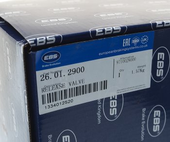 13 999 р. Клапан SCHMITZ растормаживания прицепа (9710029120 аналог) EBS EBS 26012900  с доставкой в г. Кемерово. Увеличить фотографию 4