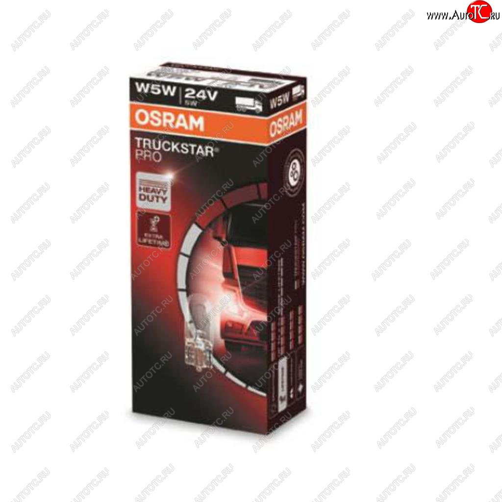 106 р. Лампа 24V W5W T10W W2.1x9.5d Truckstar Pro OSRAM OSRAM 2845tsp  с доставкой в г. Кемерово