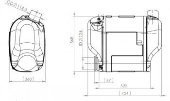 120 999 р. Глушитель IVECO Stralis с катализатором (ЕВРО-5) DINEX DINEX 28477  с доставкой в г. Кемерово. Увеличить фотографию 2
