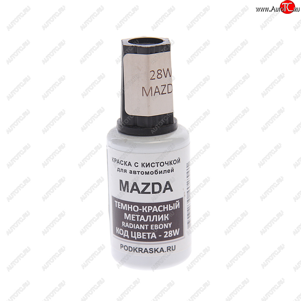 379 р. Краска с кистью 20мл MAZDA 28W PODKRASKA PODKRASKA 28w  с доставкой в г. Кемерово