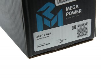 2 299 р. Амортизатор MAN TGA передний (410670 14х75 24х55 IO) MEGAPOWER MEGAPOWER 290-12-025  с доставкой в г. Кемерово. Увеличить фотографию 5