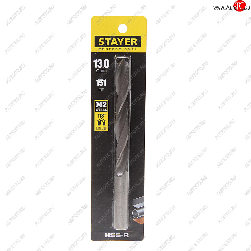 499 р. Сверло по металлу 13.0х151мм HSS STAYER STAYER 29602-13  с доставкой в г. Кемерово