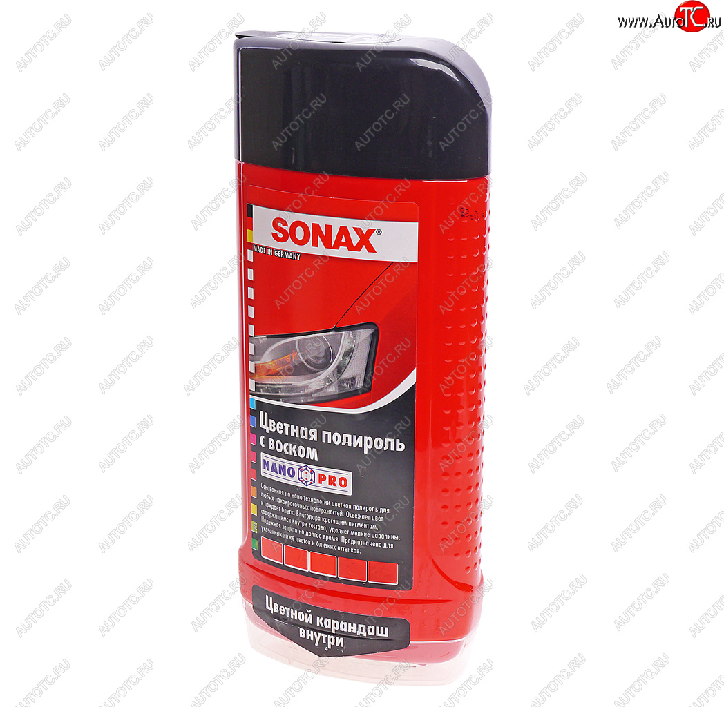 979 р. Полироль кузова красная 500мл SONAX SONAX 296400  с доставкой в г. Кемерово