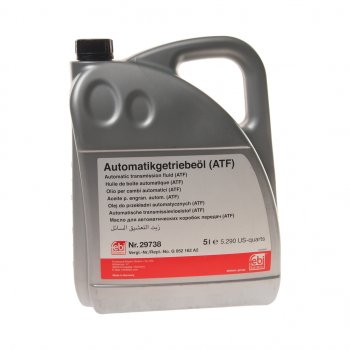 8 499 р. Масло трансмиссионное VAG ATF для АКПП 5л ATF Tiptronic FEBI FEBI 29738  с доставкой в г. Кемерово. Увеличить фотографию 1