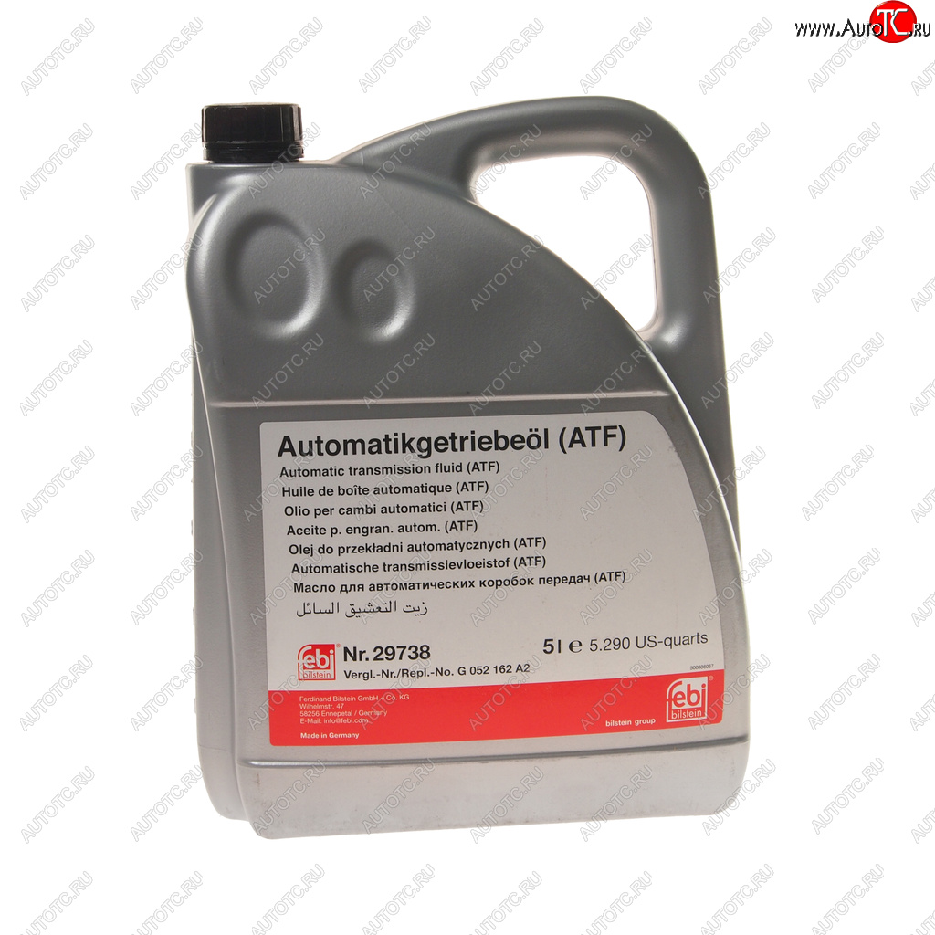 8 499 р. Масло трансмиссионное VAG ATF для АКПП 5л ATF Tiptronic FEBI FEBI 29738  с доставкой в г. Кемерово