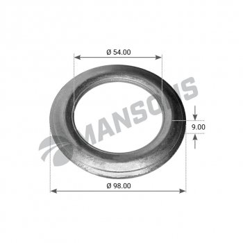 180 р. Кольцо BPW (ECO) ступицы упорное (53х98х10) (6-9т) MANSONS MANSONS 300.005  с доставкой в г. Кемерово. Увеличить фотографию 1