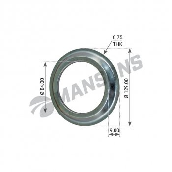82 р. Кольцо BPW (ECO) маслоотражающее ступицы (6.5-9т) MANSONS MANSONS 300.011  с доставкой в г. Кемерово. Увеличить фотографию 1