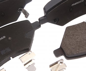 2 889 р. Колодки тормозные передние (4шт.) METACO Chery Tiggo 5 (T21) дорестайлинг (2014-2017)  с доставкой в г. Кемерово. Увеличить фотографию 2