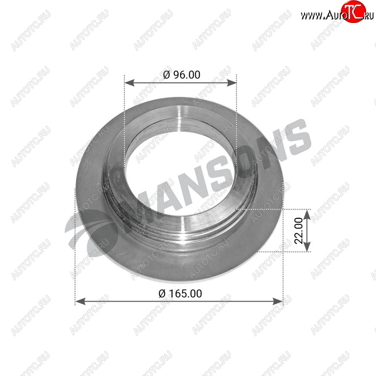 1 149 р. Кольцо BPW ступицы упорное (96x120128165x22) MANSONS MANSONS 300.094  с доставкой в г. Кемерово