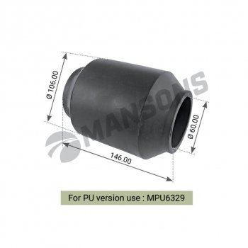 1 239 р. Сайлентблок BPW рессоры (60x107x146) MANSONS MANSONS 300.332  с доставкой в г. Кемерово. Увеличить фотографию 1