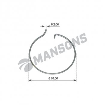 36 р. Кольцо стопорное BPW крышки ступицы MANSONS MANSONS 300.360  с доставкой в г. Кемерово. Увеличить фотографию 1