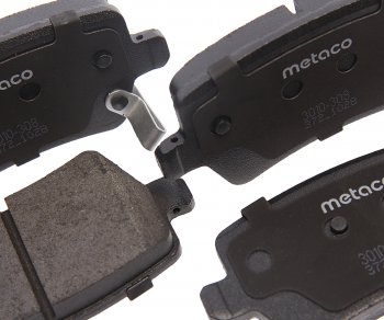 3 789 р. Колодки тормозные CHERY Tiggo (06-) задние (4шт.) EXEED TXL (19-) METACO METACO 3010-308  с доставкой в г. Кемерово. Увеличить фотографию 2