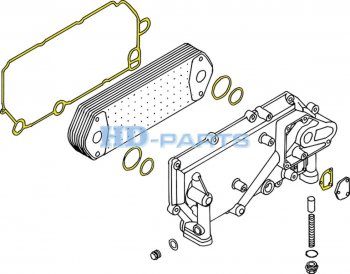 3 399 р. Прокладка SCANIA P,G,R,T теплообменника к-т (2 прокладки+4 кольца) HD-PARTS HD-PARTS 301232  с доставкой в г. Кемерово. Увеличить фотографию 2