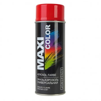 419 р. Краска красная аэрозоль 400мл MAXI COLOR MAXI COLOR 3020mx  с доставкой в г. Кемерово. Увеличить фотографию 1