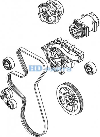 1 099 р. Ролик приводного ремня SCANIA 4 series натяжителя HD-PARTS HD-PARTS 302422  с доставкой в г. Кемерово. Увеличить фотографию 6
