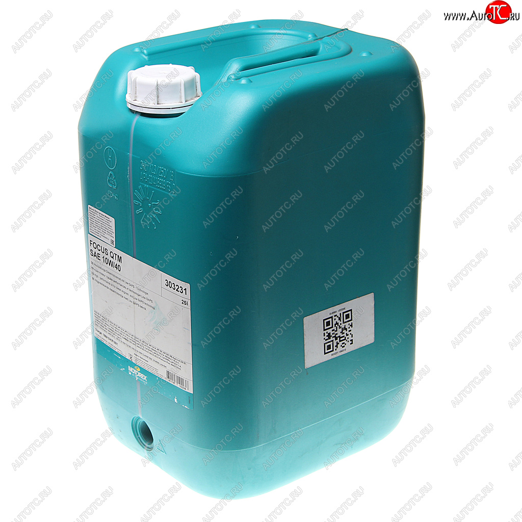 15 849 р. Масло моторное Focus QTM 10W40 E9/E7/E6 п/синт.25л MOTOREX MOTOREX 303231 MOTOREX 303231  с доставкой в г. Кемерово
