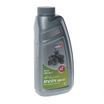 439 р. Масло моторное для 4-х тактных двигателей 4x4 QUADRO ATVUTV 4T 10W40 псинт.1л LUXE LUXE 30404  с доставкой в г. Кемерово. Увеличить фотографию 1
