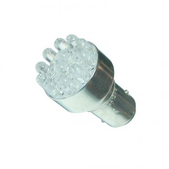 57 р. Лампа светодиодная 12V P215W BAY15d двухконтактная Blue MEGAPOWER MEGAPOWER-AUTOMOTIVE 30404blue  с доставкой в г. Кемерово. Увеличить фотографию 1