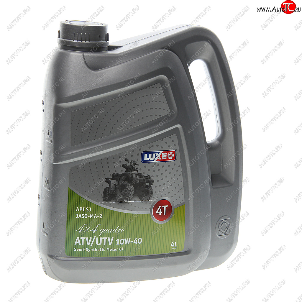 1 599 р. Масло моторное для 4-х тактных двигателей 4x4 QUADRO ATVUTV 4T 10W40 псинт.4л LUXE LUXE 30405  с доставкой в г. Кемерово