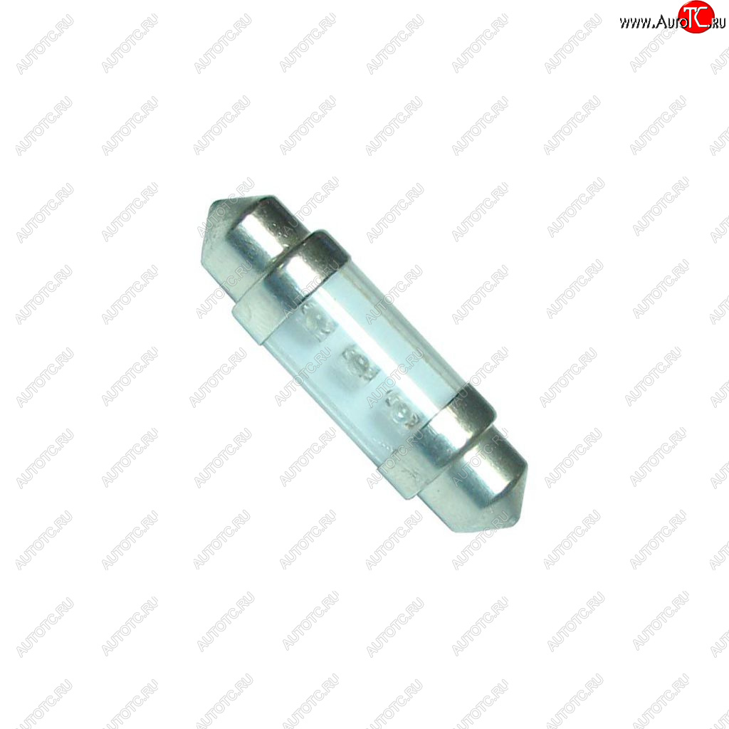 10 р. Лампа светодиодная 12V C10W SV8.5-8 двухцокольная Green MEGAPOWER MEGAPOWER-AUTOMOTIVE 30432g  с доставкой в г. Кемерово