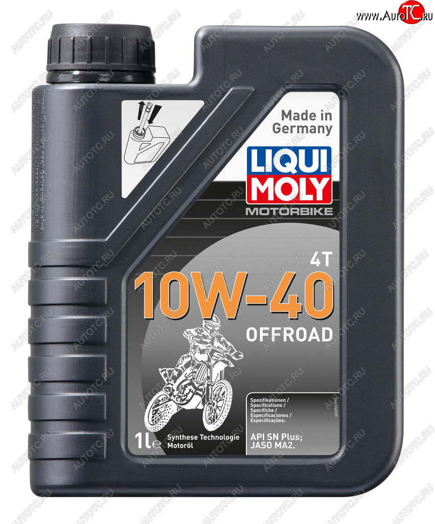 1 469 р. Масло моторное для 4-х тактных двигателей MOTORBIKE 4T OFFROAD 10W40 синт.1л LIQUI MOLY LIQUI MOLY 3055 LIQUI MOLY 3055  с доставкой в г. Кемерово