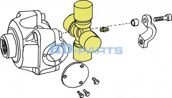 8 849 р. Крестовина SCANIA P600,P602 вала карданного (65х190.2мм) HD-PARTS HD-PARTS 306060  с доставкой в г. Кемерово. Увеличить фотографию 3