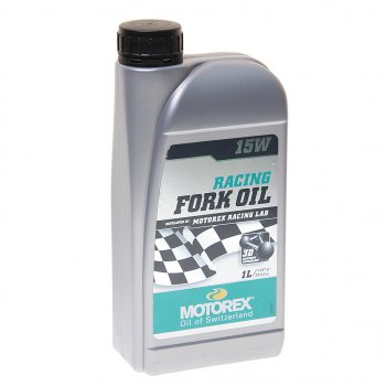 2 469 р. Масло для мотовилок и амортизаторов RACING FORK OIL 15W синт.1л MOTOREX MOTOREX 306412  с доставкой в г. Кемерово. Увеличить фотографию 1