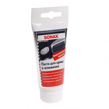 389 р. Очиститель хромированных частей кузова 75мл SONAX SONAX 308000  с доставкой в г. Кемерово. Увеличить фотографию 1