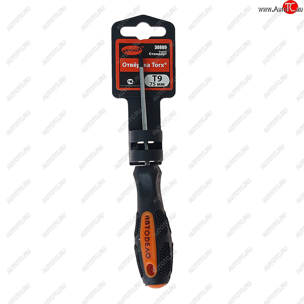 94 р. Отвертка TORX T9х75мм АВТОДЕЛО АВТОДЕЛО 30809  с доставкой в г. Кемерово