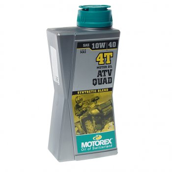 1 579 р. Масло моторное для 4-х тактных двигателей ATV QUAD 4T 10W40 синт.1л MOTOREX MOTOREX 308237 MOTOREX 308237  с доставкой в г. Кемерово. Увеличить фотографию 1