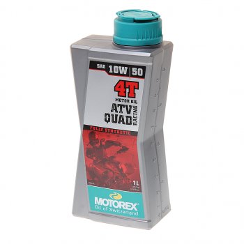 2 369 р. Масло моторное для 4-х тактных двигателей ATV QUAD 4T 10W50 синт.1л MOTOREX MOTOREX 308238 MOTOREX 308238  с доставкой в г. Кемерово. Увеличить фотографию 1