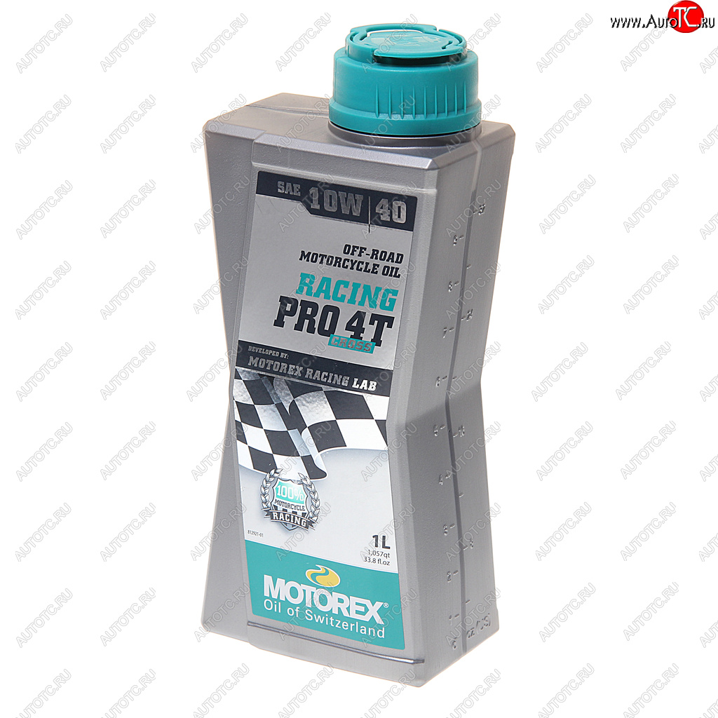 2 489 р. Масло моторное для 4-х тактных двигателей RACING PRO 4T 10W40 синт.1л MOTOREX MOTOREX 308257  с доставкой в г. Кемерово