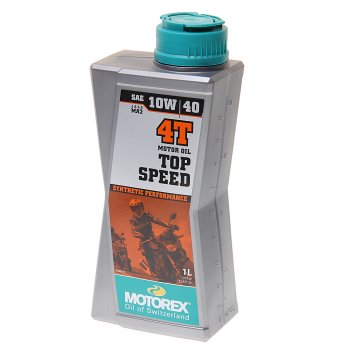 2 189 р. Масло моторное для 4-х тактных двигателей TOP SPEED 4T 10W40 синт.1л MOTOREX MOTOREX 308271  с доставкой в г. Кемерово. Увеличить фотографию 1