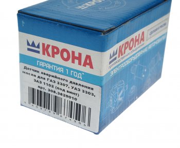 569 р. Датчик давления масла ГАЗ,ЗИЛ КРОНА КРОНА 308.3829010  с доставкой в г. Кемерово. Увеличить фотографию 4