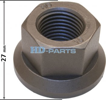 212 р. Гайка колеса SCANIA P,G,R,T (M22х78-11BSFh-30ключ 33мм) юбка подвижная HD-PARTS HD-PARTS 309200  с доставкой в г. Кемерово. Увеличить фотографию 2