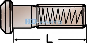 212 р. Гайка колеса SCANIA P,G,R,T (M22х78-11BSFh-30ключ 33мм) юбка подвижная HD-PARTS HD-PARTS 309200  с доставкой в г. Кемерово. Увеличить фотографию 4