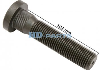 349 р. Шпилька колеса SCANIA P,R series (78х102мм-11BSF) HD-PARTS HD-PARTS 309225  с доставкой в г. Кемерово. Увеличить фотографию 3
