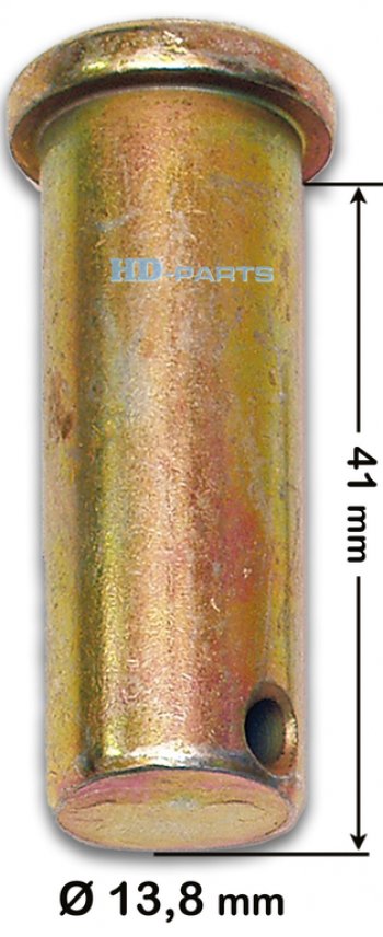 169 р. Палец BPW SAF ROR вилки тормозной камеры (14х40х45мм) HD-PARTS HD-PARTS 310713  с доставкой в г. Кемерово. Увеличить фотографию 3