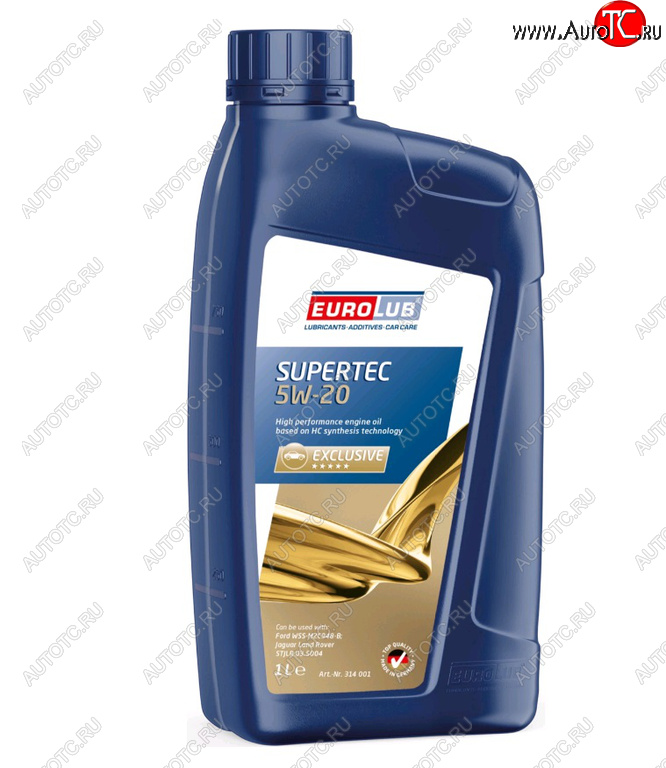 1 679 р. Масло моторное SUPERTEC SN 5W20 синт.1л EUROLUB EUROLUB 314001  с доставкой в г. Кемерово