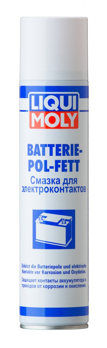 1 039 р. Смазка для клемм аккумулятора, защита от коррозии аэрозоль 300г LIQUI MOLY LIQUI MOLY 3141  с доставкой в г. Кемерово. Увеличить фотографию 1