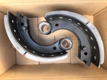8 199 р. Колодки тормозные ЧМЗАП-99064,93853,99065 (2шт.) комплект на колесо BRAKE BLOCKS BRAKE BLOCKS 314-3502090  с доставкой в г. Кемерово. Увеличить фотографию 5