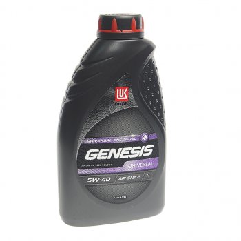 699 р. Масло моторное GENESIS UNIVERSAL 5W40 псинт.1л ЛУКОЙЛ LUKOIL 3148630  с доставкой в г. Кемерово. Увеличить фотографию 1