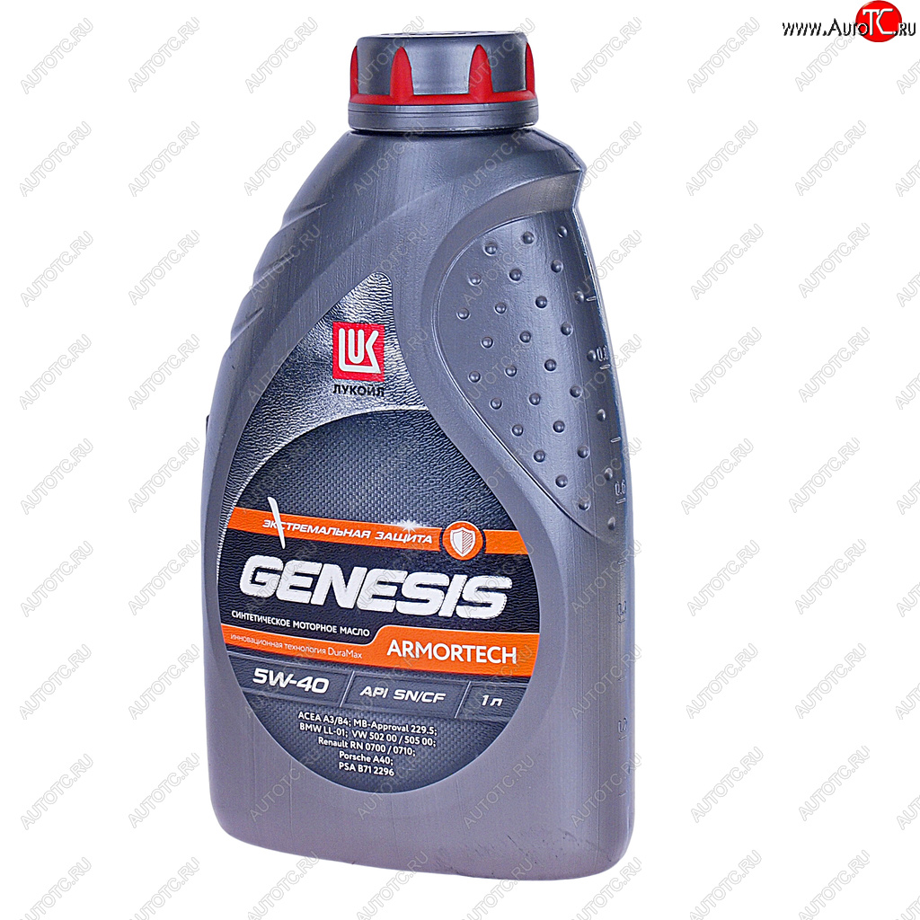 989 р. Масло моторное GENESIS ARMORTECH A3B4 MB BMW VW 5W40 синт.1л ЛУКОЙЛ LUKOIL 3148670  с доставкой в г. Кемерово