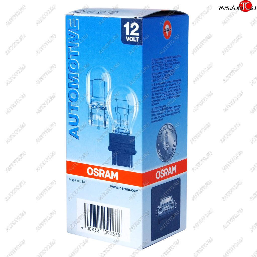 130 р. Лампа 12V P27W W2.5x16d OSRAM OSRAM 3156  с доставкой в г. Кемерово