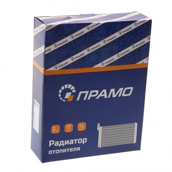 3 099 р. Радиатор отопителя УАЗ-3160 алюминиевый 2-х рядный (паяный) ПРАМО ПРАМО 3160-8101060  с доставкой в г. Кемерово. Увеличить фотографию 3
