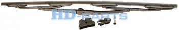 1 539 р. Щетка стеклоочистителя IVECO MAN MERCEDES VOLVO 650мм каркасная HD-PARTS HD-PARTS 318473  с доставкой в г. Кемерово. Увеличить фотографию 2